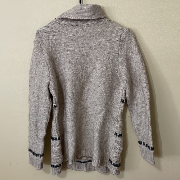 Collection Woman Beaded Wool Alpaca Blend Turtleneck - Picture 5 of 6